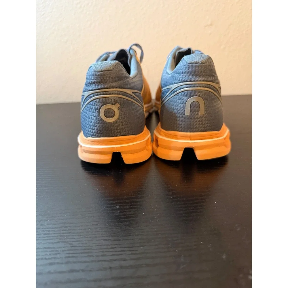 On Cloudflow Womens Size 8.5W Running Shoes Orange Blue Swiss Engineering